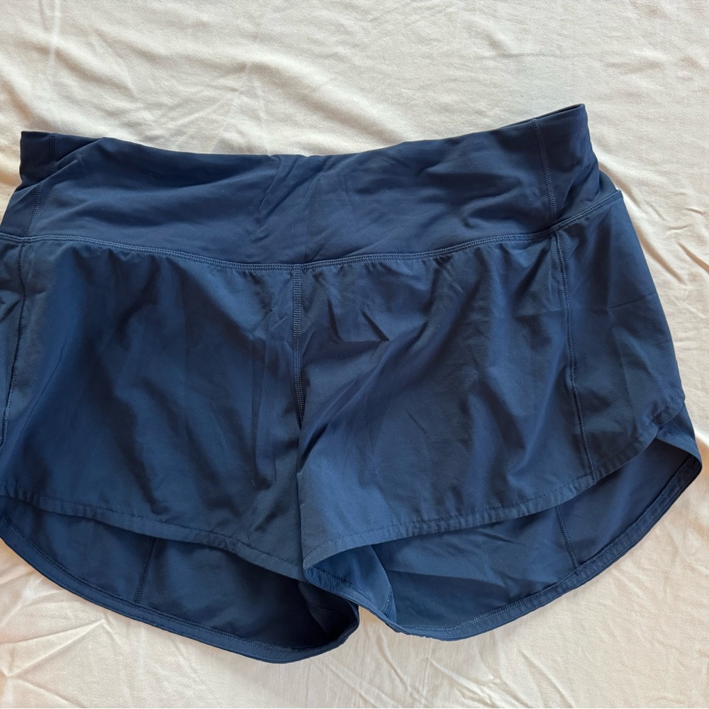 Lululemon Athletica Deep Blue Athletic Shorts